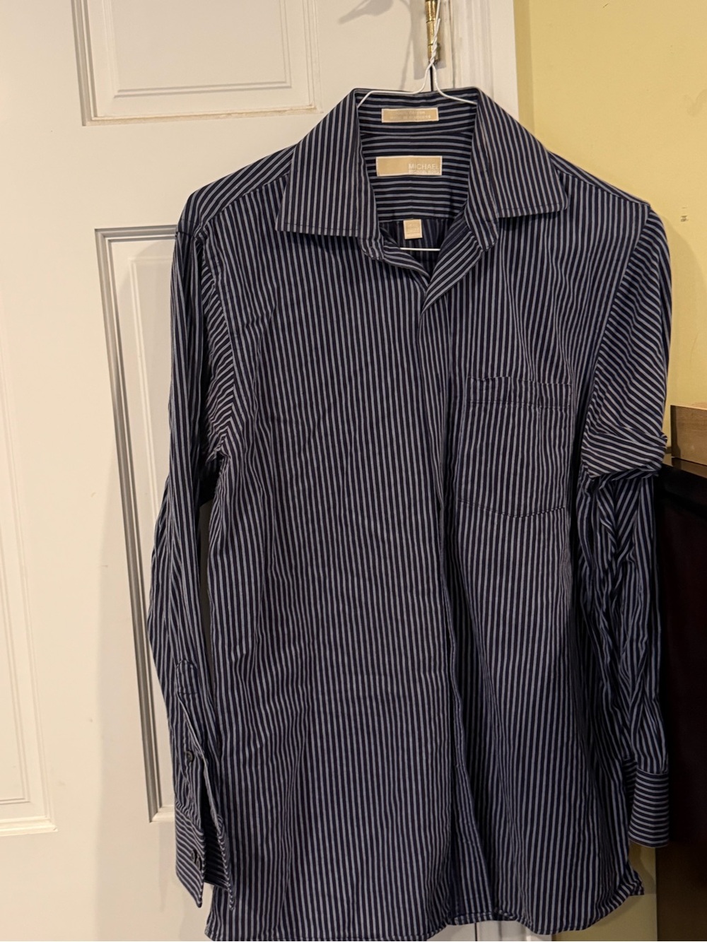 U.S. Polo Assn. Navy and White Pinstripe Dress Shirt